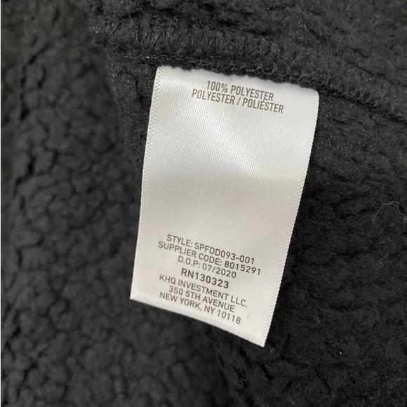 Spyder Mens Black Red Stellar Jacket Sherpa Lined Bonded Fleece NEW Small - Picture 7 of 11